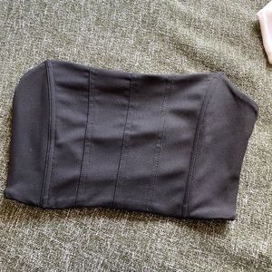 Corset-style tube top